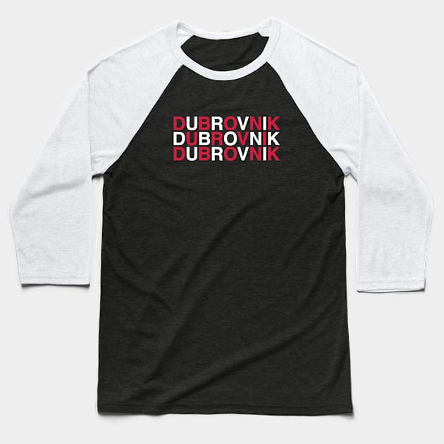 DUBROVNIK Baseball T-Shirt by eyesblau